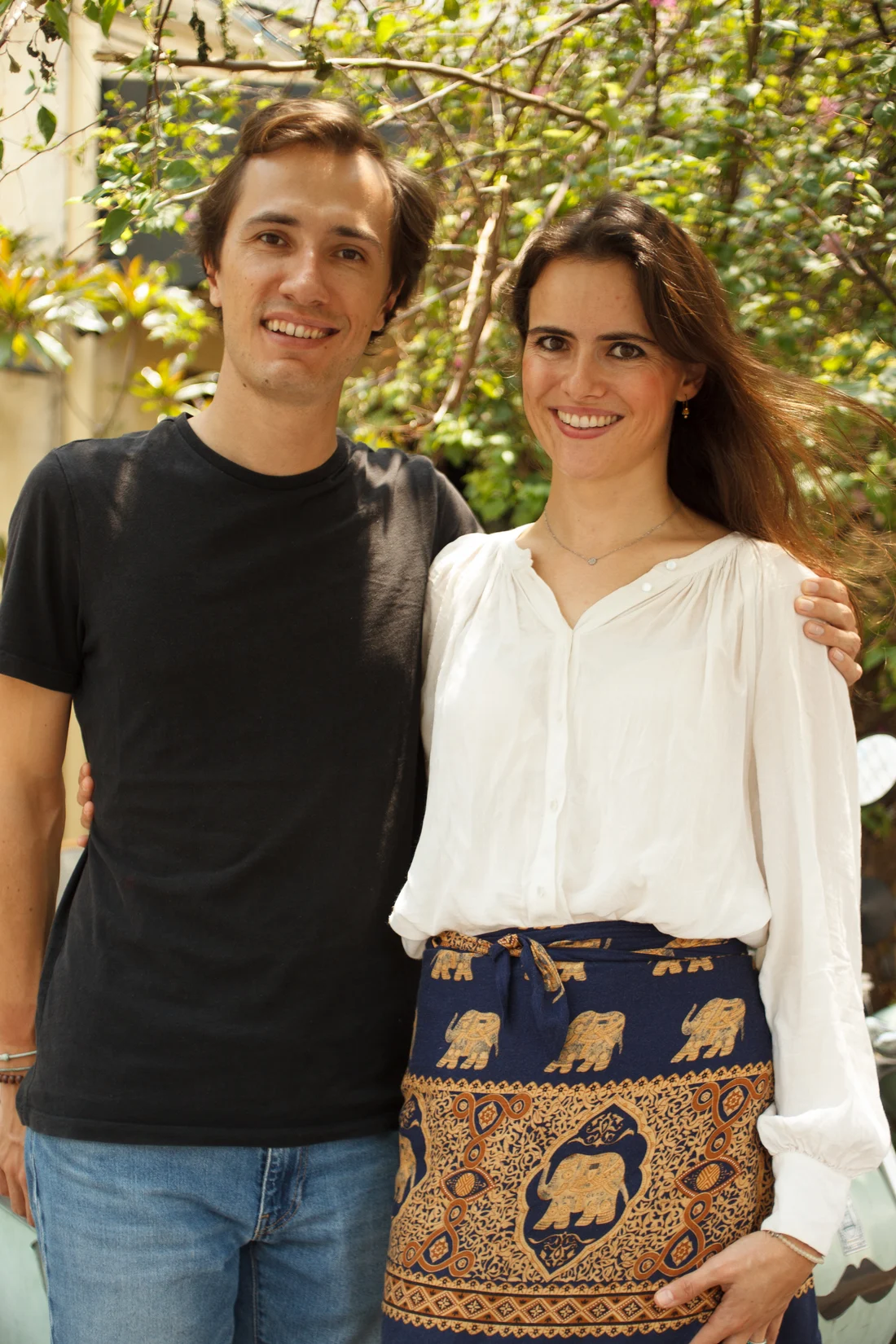 Hélène Quintin and Sébastien Lacan — photograph by Darion